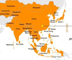 亞洲(張家界)旅行マップ